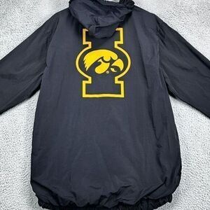Iowa Black Hawks Coat Victoria Secret Women Medium Black Jacket Full Zip College